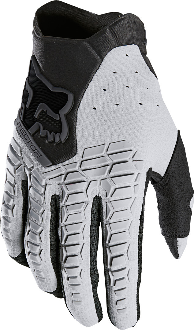 FOX Pawtector Motocross Handschuhe grau/schwarz M Abbildung 1