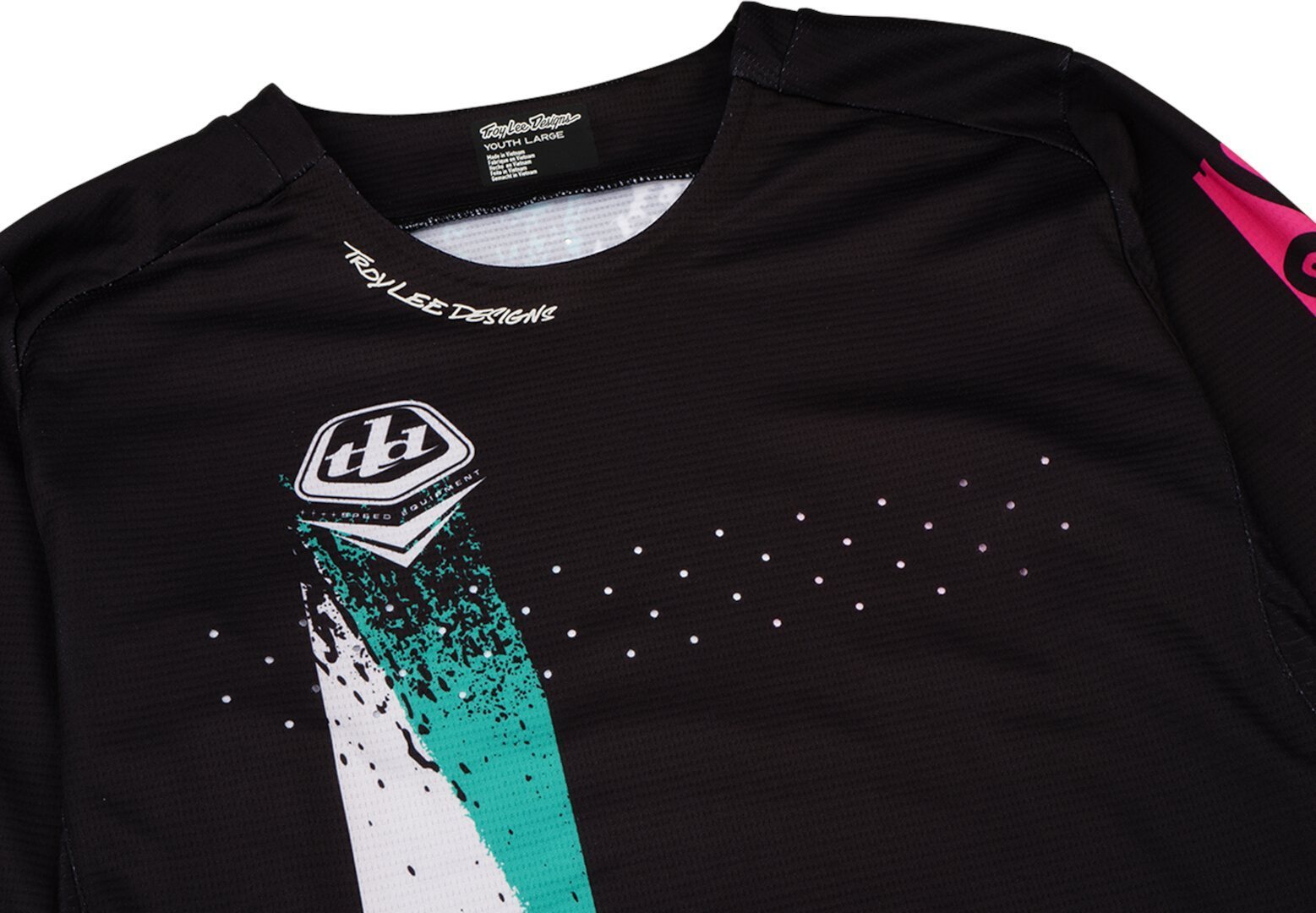 Troy Lee Designs Full Pull Sprint Kids Cyklistický dres černá ANO Obrázek 8
