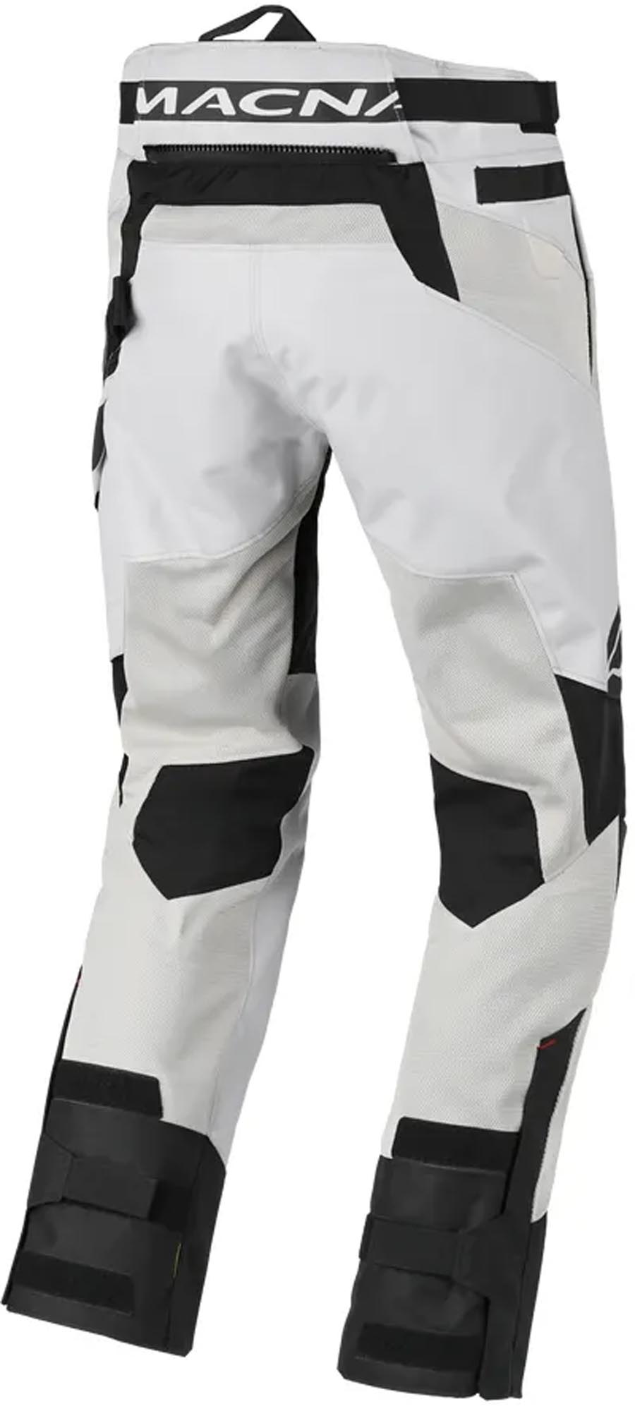Macna Qargon Motorfiets Textiel Broek grijs/zwart XL Figuur 2