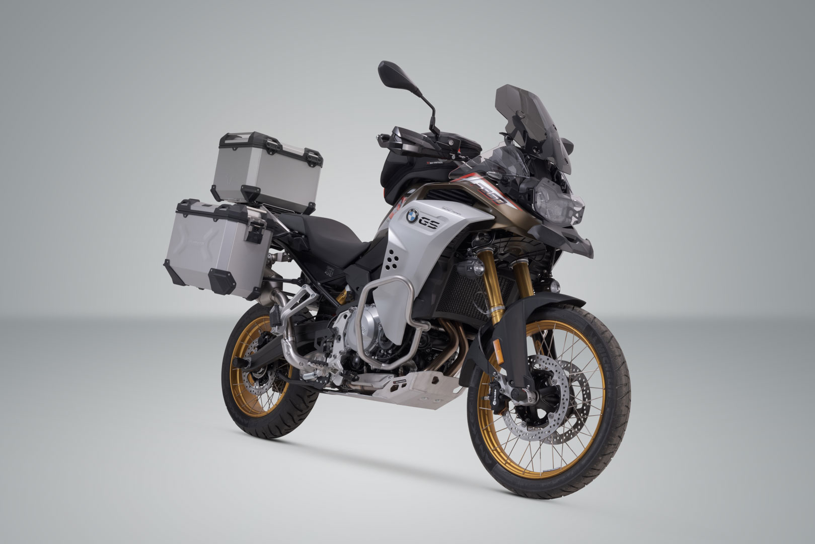 Setul de aventură SW-Motech TRAX ADV - Argint. Portabagaje BMW F 850/900 GS Adv. Inox. Figura 2