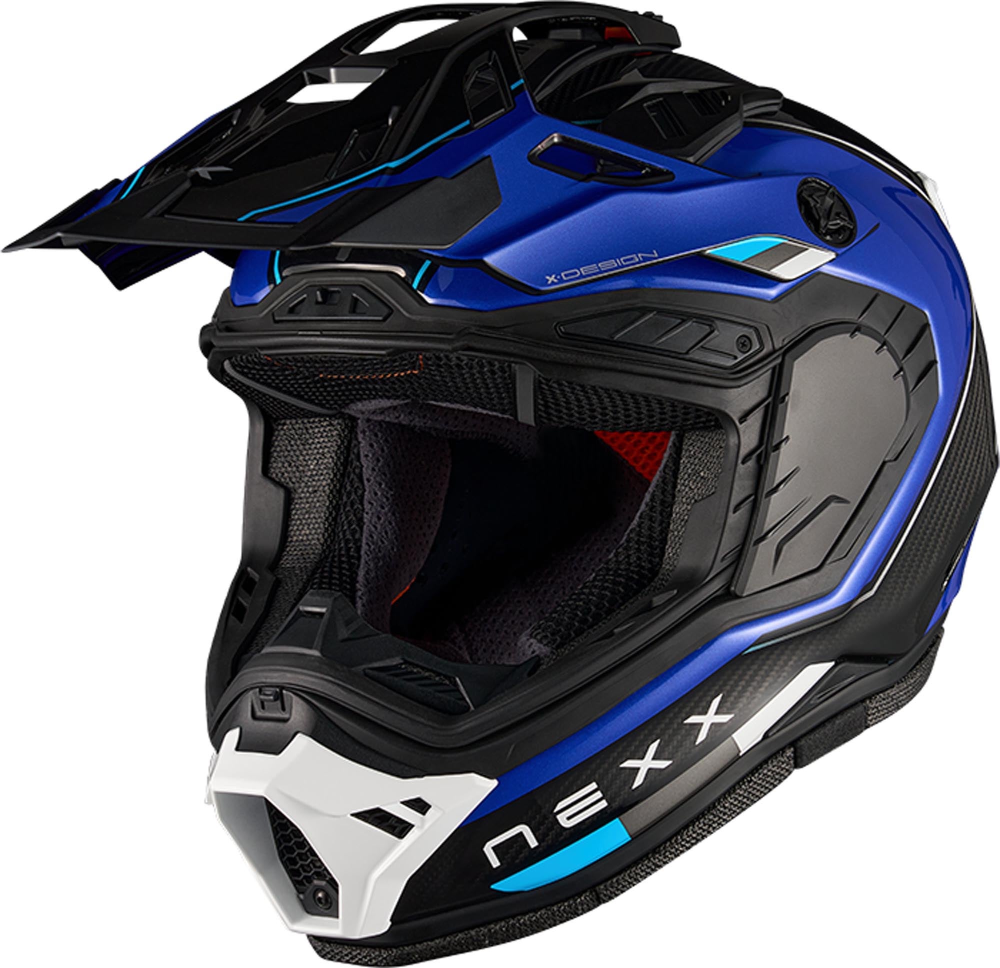 Nexx X.Rally Raid Carbon Casque d’enduro noir/bleu/blanc XL (61/62) Figure 2