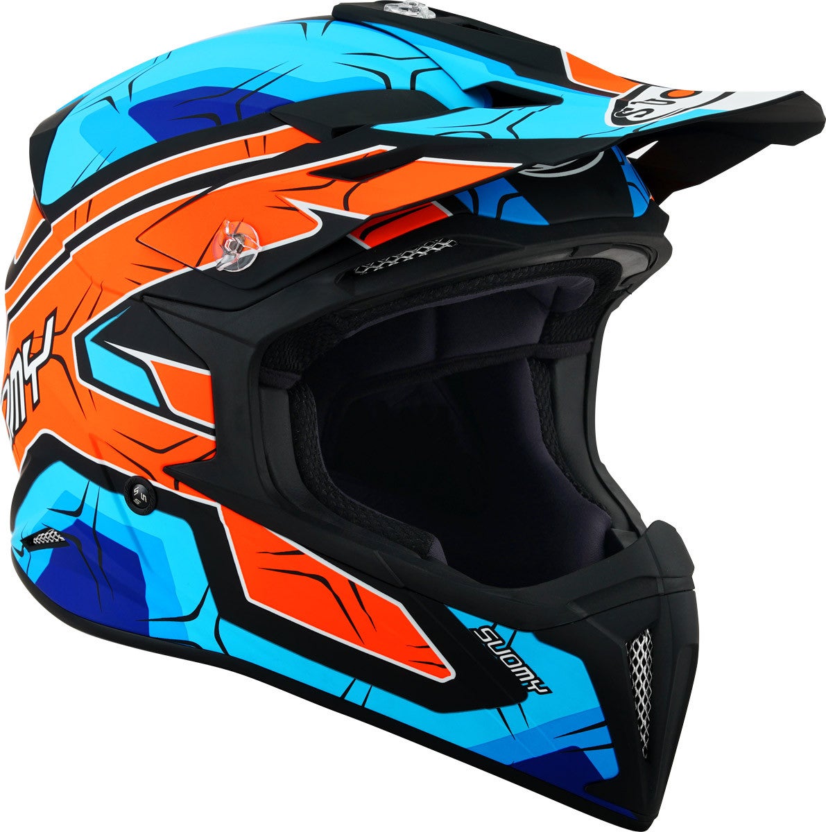 Suomy X-Wing Subatomic Motocross Helm orange/blau S (55/56) Abbildung 7