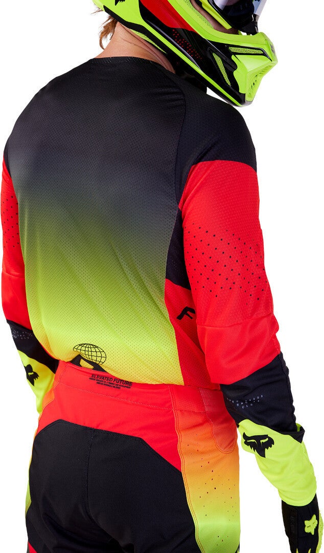 FOX 360 Revise Motocross trøje rød/gul/sort M Figur 3