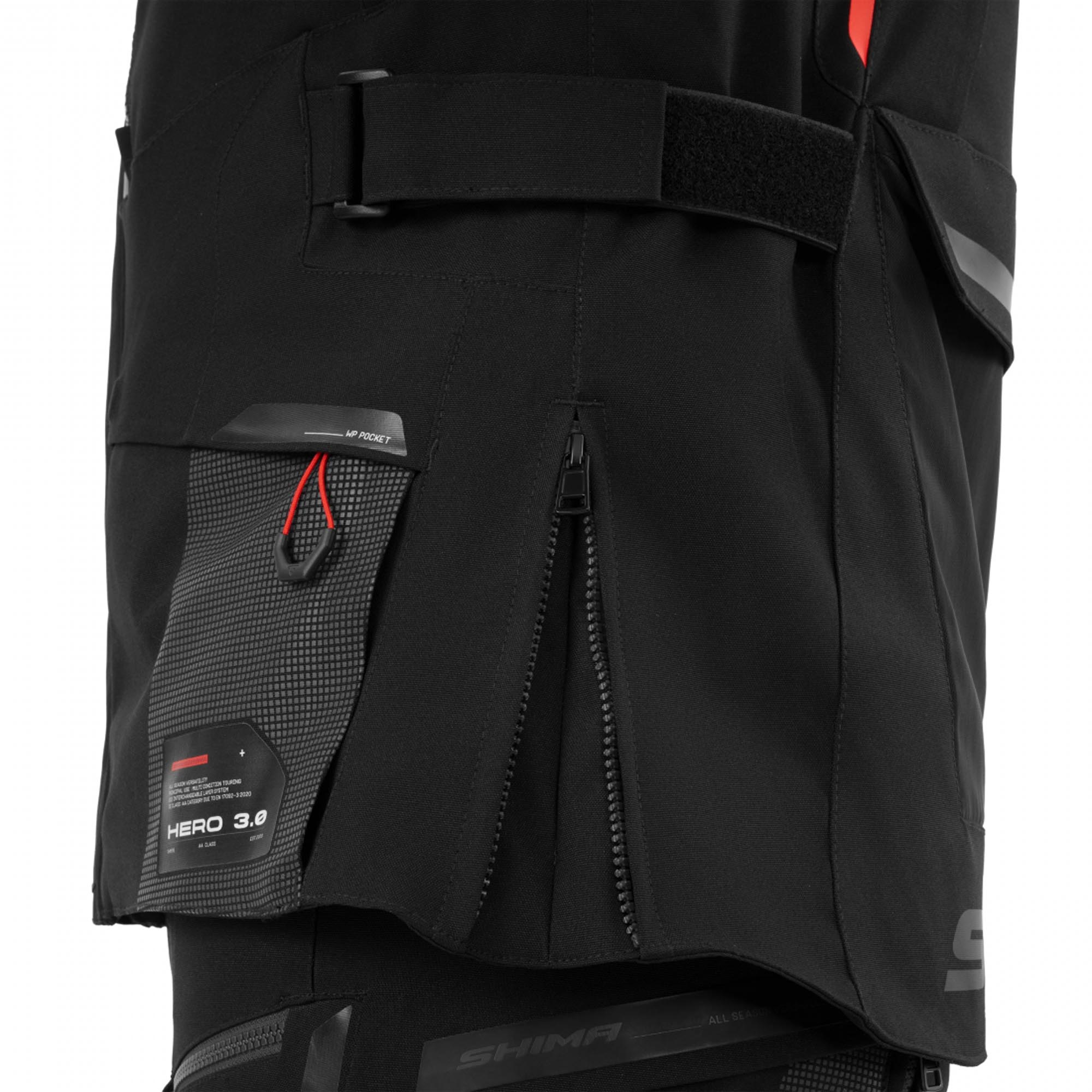 SHIMA Hero 3.0 Motorrad Textiljacke grau/rot L Abbildung 20