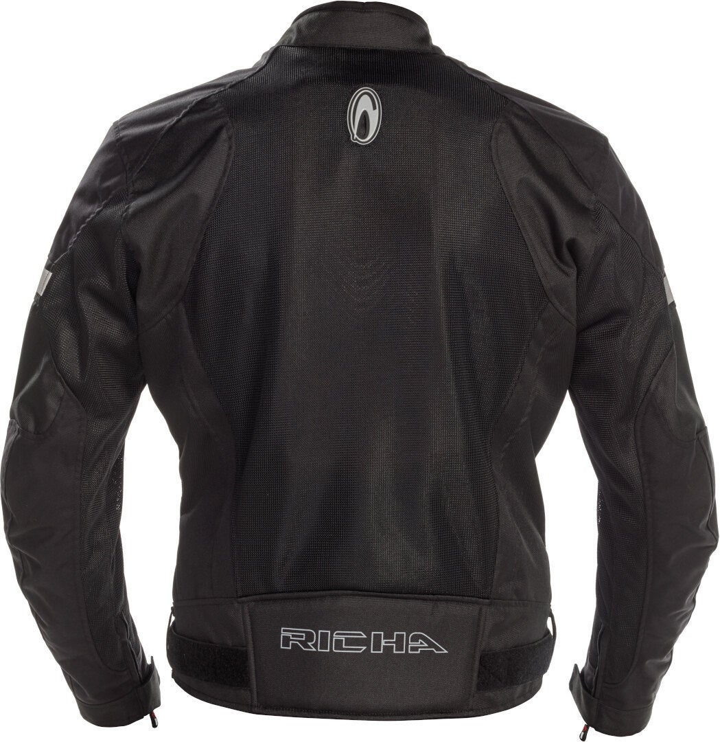Richa Cool Summer Dame motorcykel tekstiljakke Sort XXL Figur 2