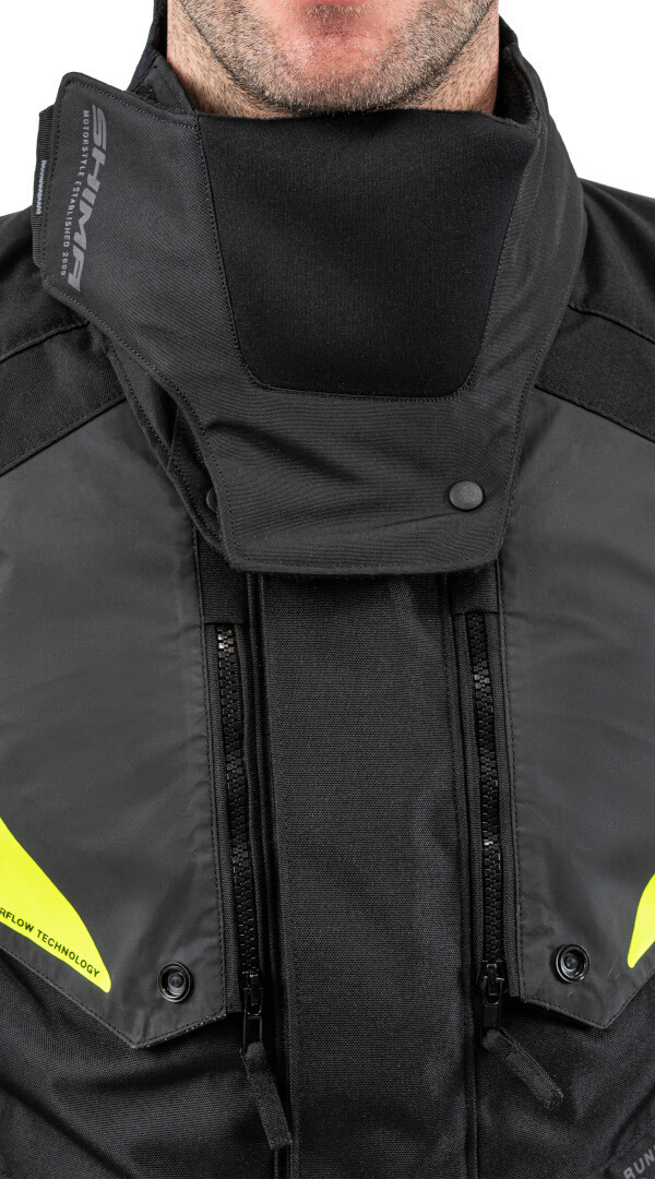 SHIMA Runner wasserdichte Motorrad Textiljacke schwarz/gelb M Abbildung 6