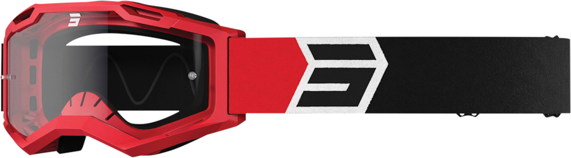 Shot Assault 2.0 Solar Ochelari de motocross Roșu/Negru Figura 1