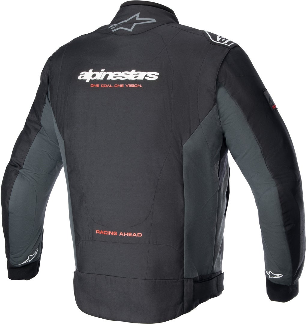 Alpinestars Monza Sport Motorrad Textiljacke schwarz/grau 3XL Abbildung 2
