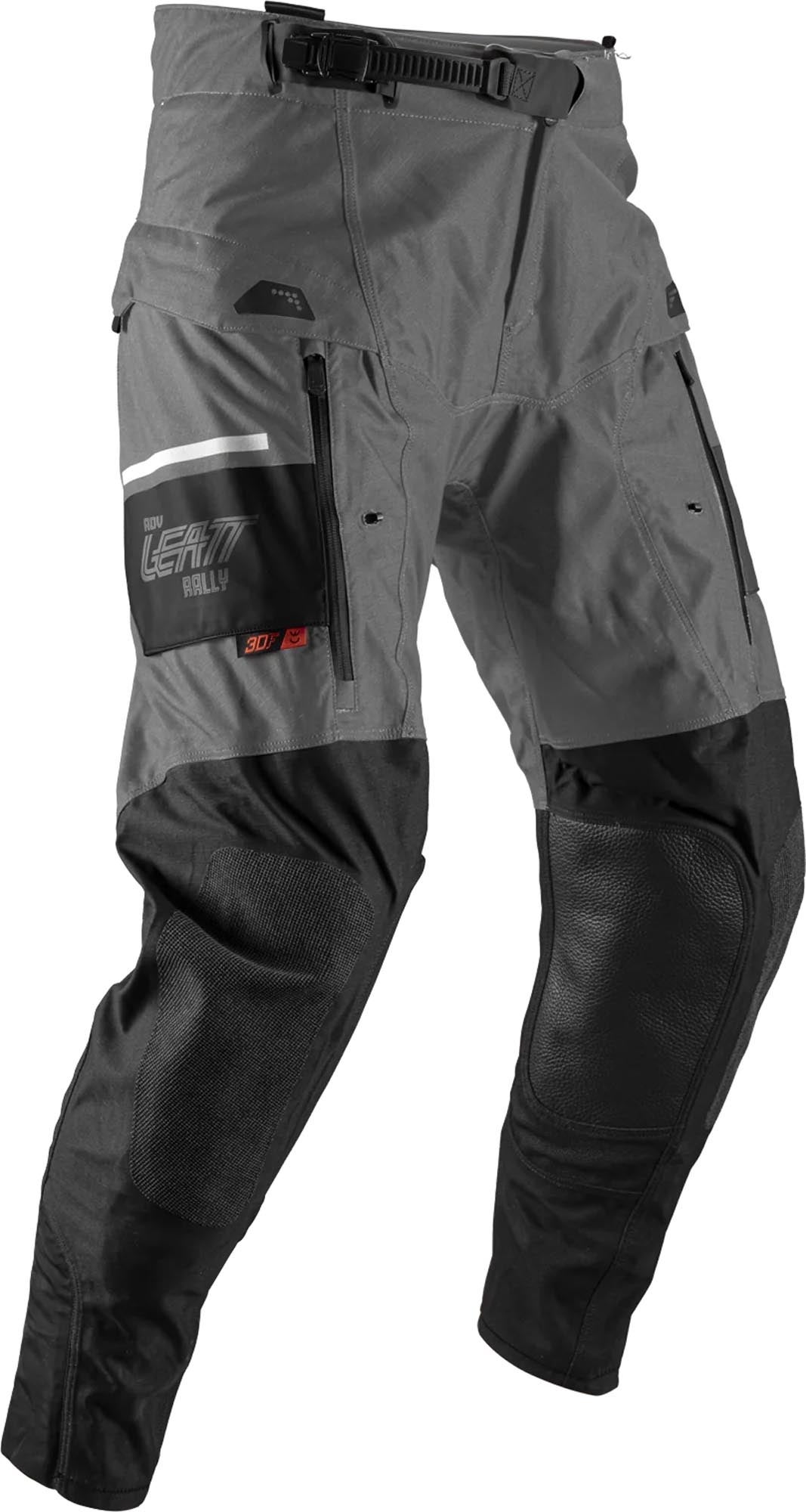 Leatt ADV Rally 7.5 HydraDri waterproof Motorcycle Textile Pants black/grey 3XL Figure 1