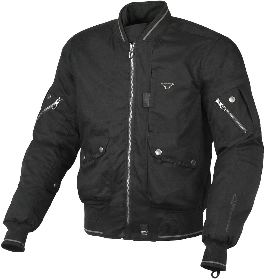 Macna Bastic 2023 waterproof Motorcycle Textile Jacket black XL Figure 1