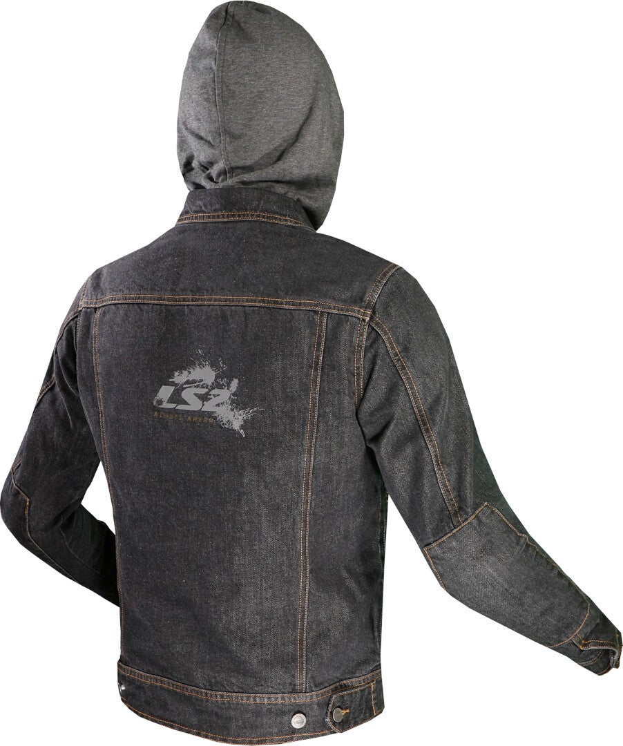 LS2 Oaky Dame motorcykel tekstiljakke Sort 3XL Figur 5