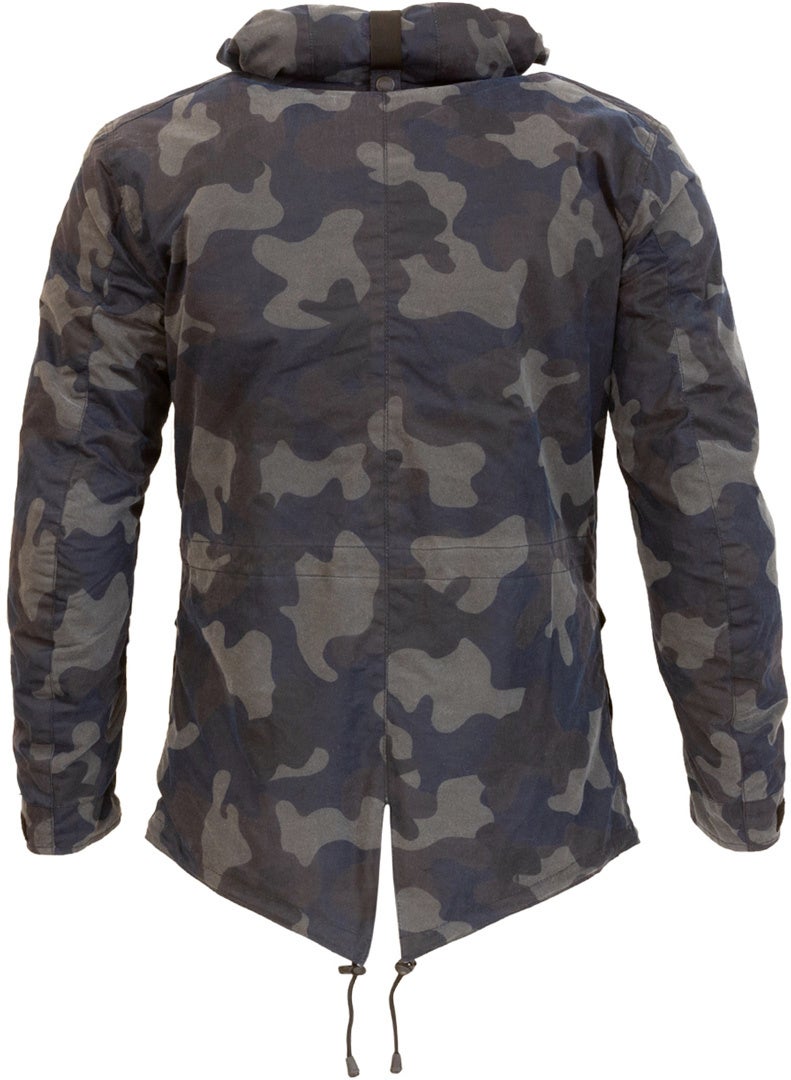 Merlin Belmot Camo Motorcycle Waxed Jacket dark blue XL Figure 4