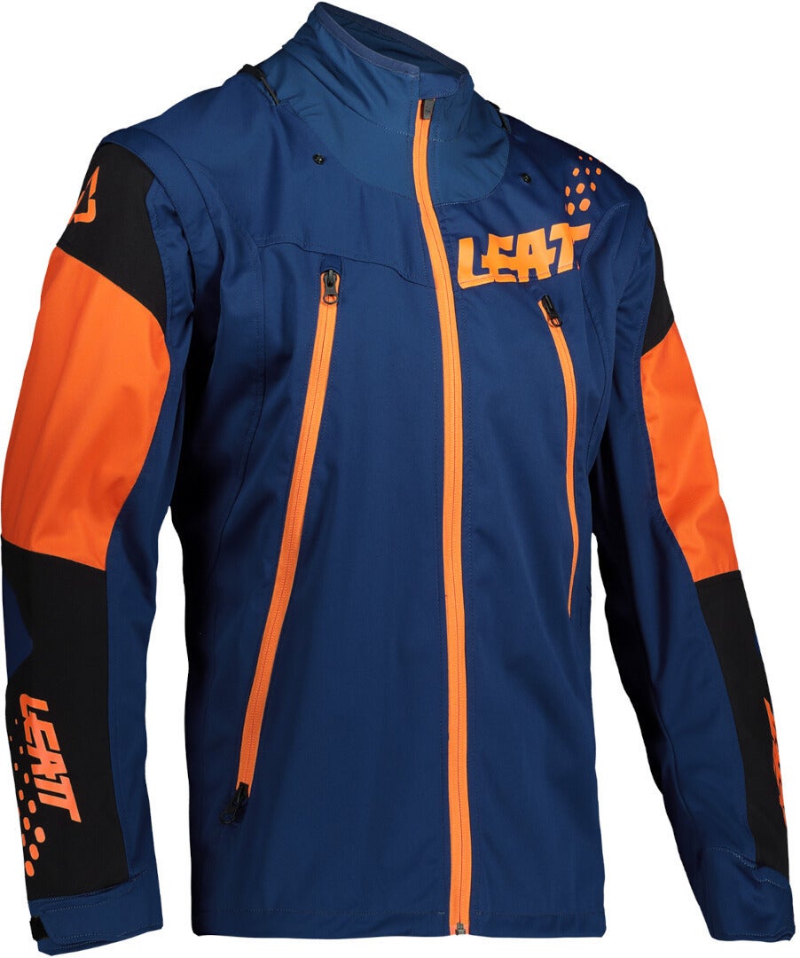 Leatt Moto 4.5 Lite Motocross Jacket blue/orange M Figure 2