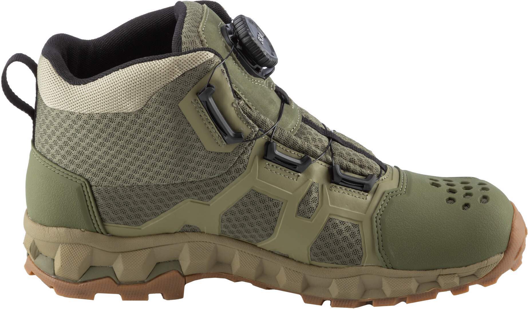 Klim Ridgeline 2025 Leder-/Mesh Motorradstiefel grün 8 (41) Abbildung 6