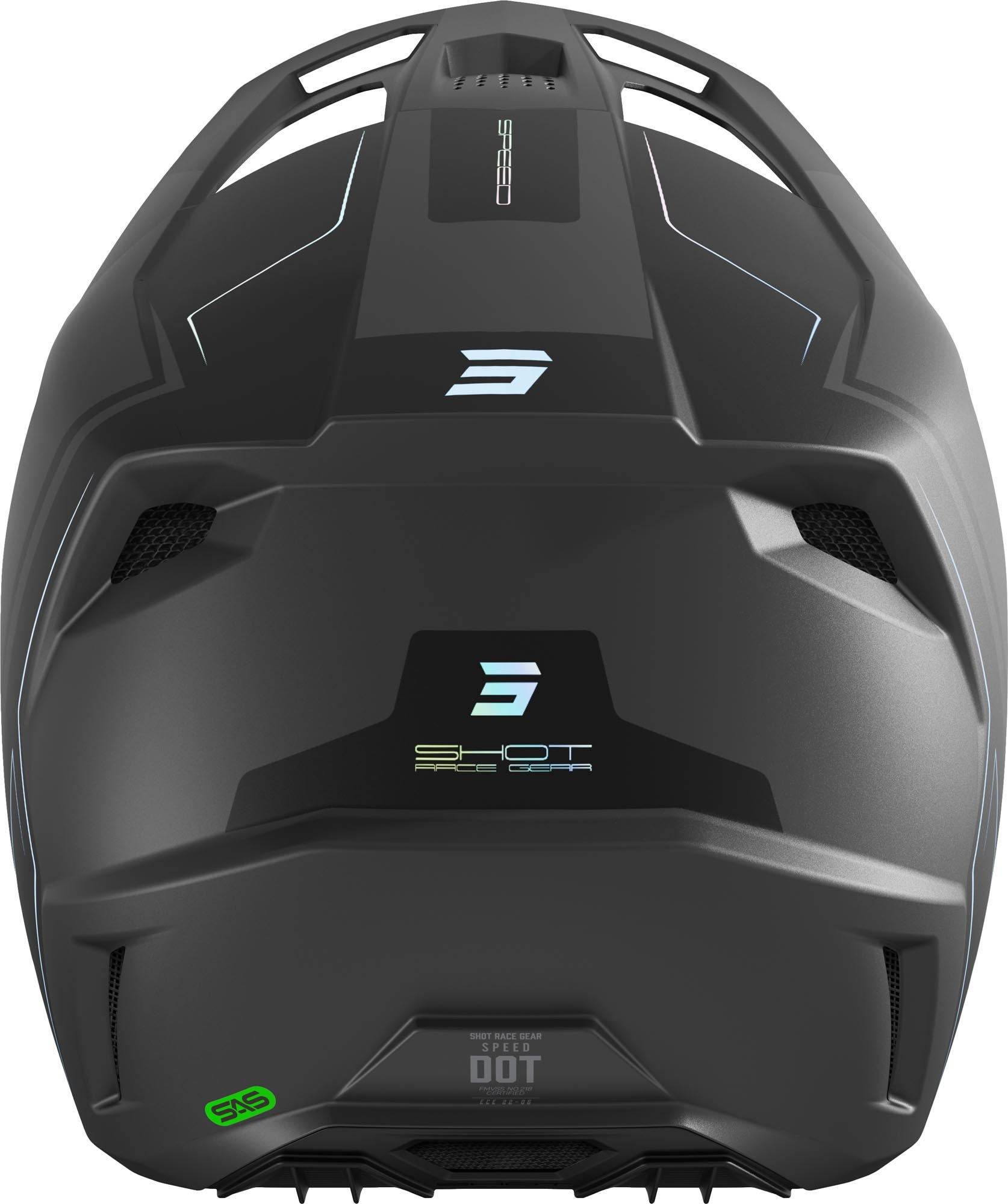 Shot Speed Fury Kask motocrossowy Grey Matt S (55/56) Rysunek 3