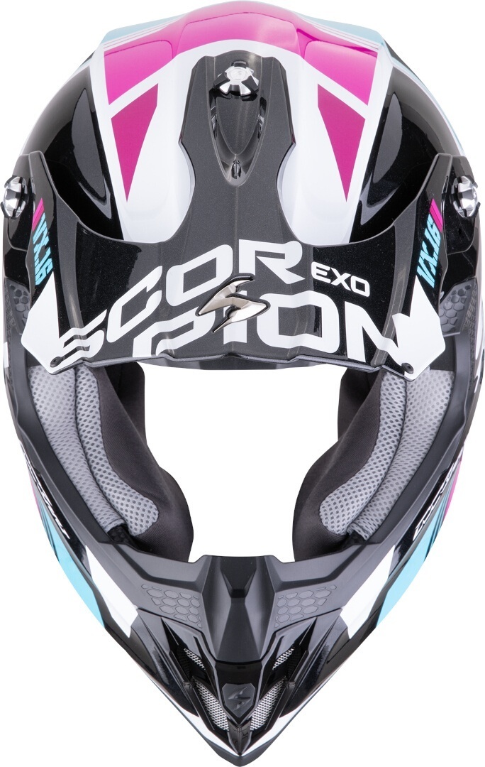 Scorpion VX-16 Evo Air Analog Cască de motocross Negru/roz L (59/60) Figura 3