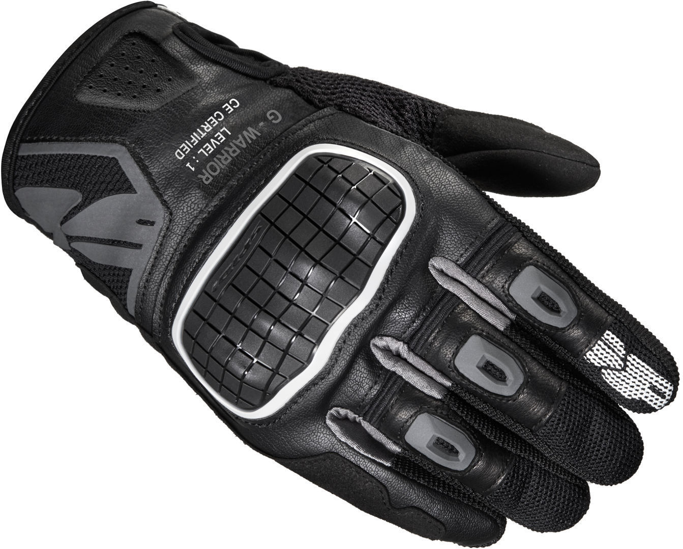 Spidi G-Warrior Motorradhandschuhe schwarz/grau S Abbildung 1