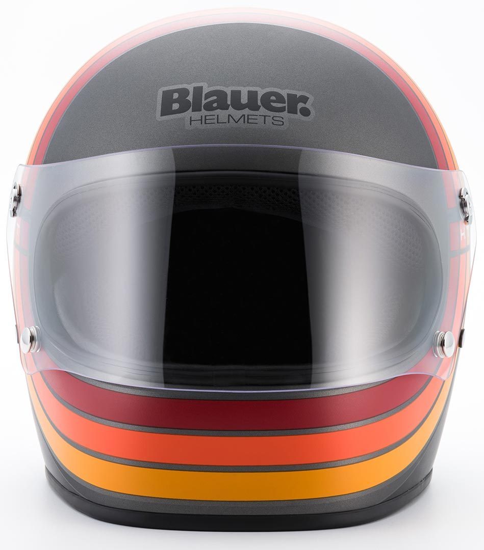 Blauer 80's helm Titanium mat XS Figuur 2