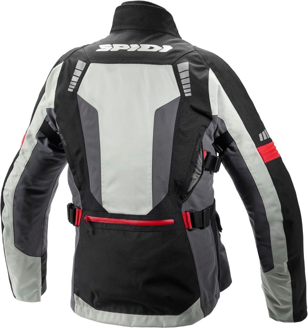 Spidi H2Out Outlander Motorrad Textiljacke schwarz/grau/rot 4XL Abbildung 7