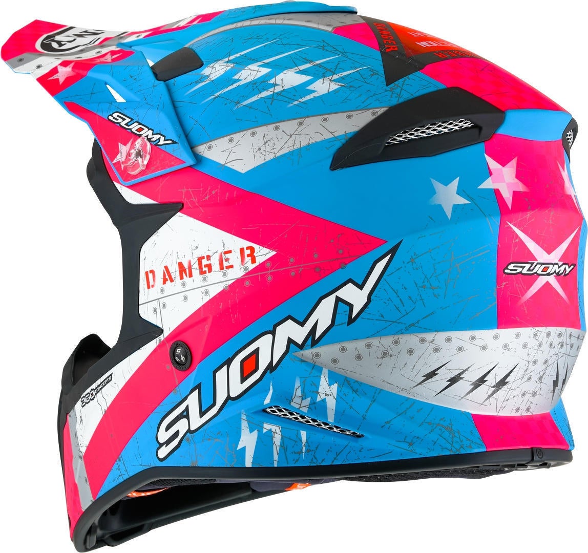 Suomy X-Wing Jetfighter Casco Motocross rosa opaco XXL (63) Figura 7