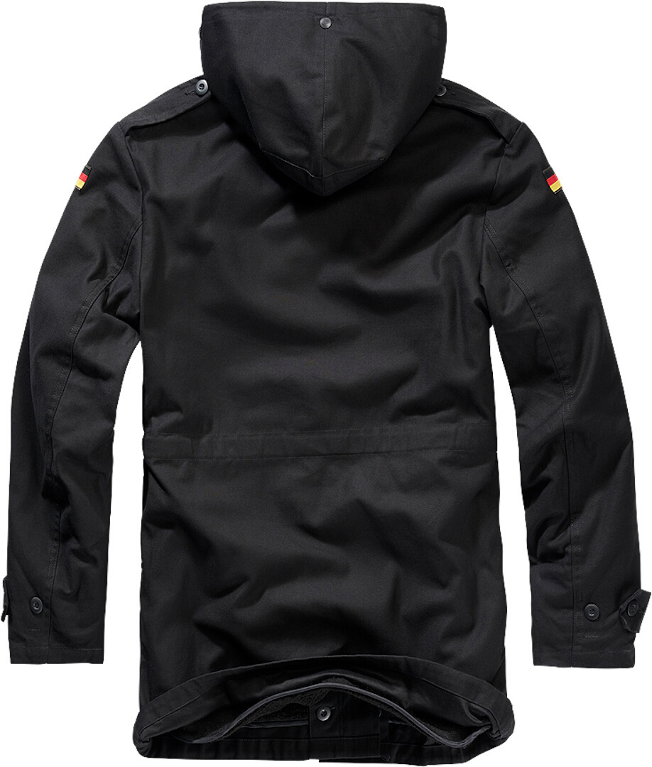 Brandit BW Parka Flag Bunda černá 4XL Obrázek 2