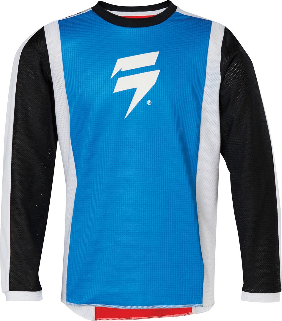 Shift Whit3 Label Race 2 Kids motocross Jersey azul/preto/branco S Figura 1