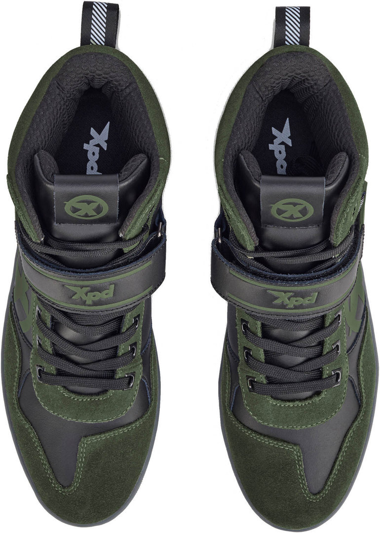 XPD Moto Pro H2Out Pantofi de motocicletă impermeabili verde/negru 36 Figura 3