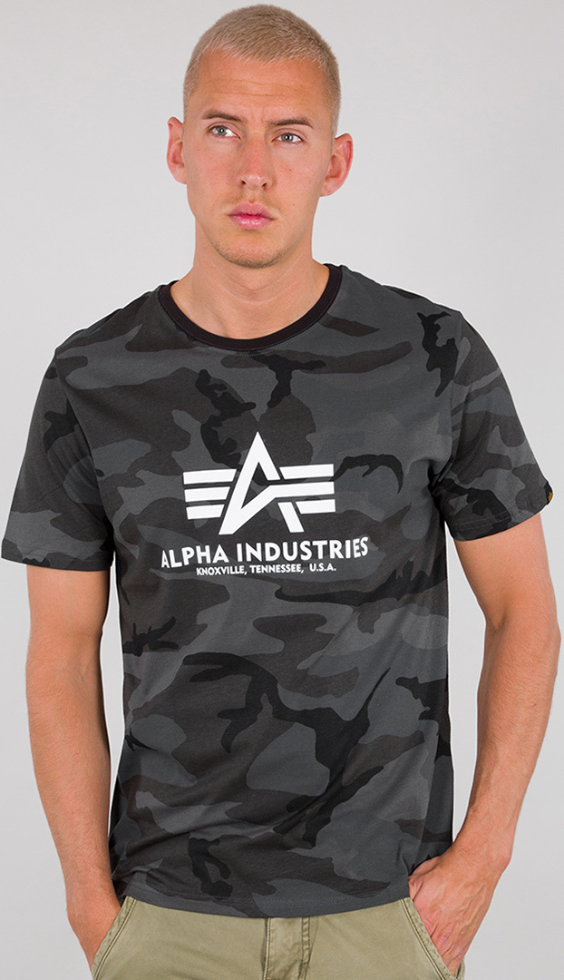 Alpha Industries Basic Camo T-Shirt schwarz/camouflage S Abbildung 2