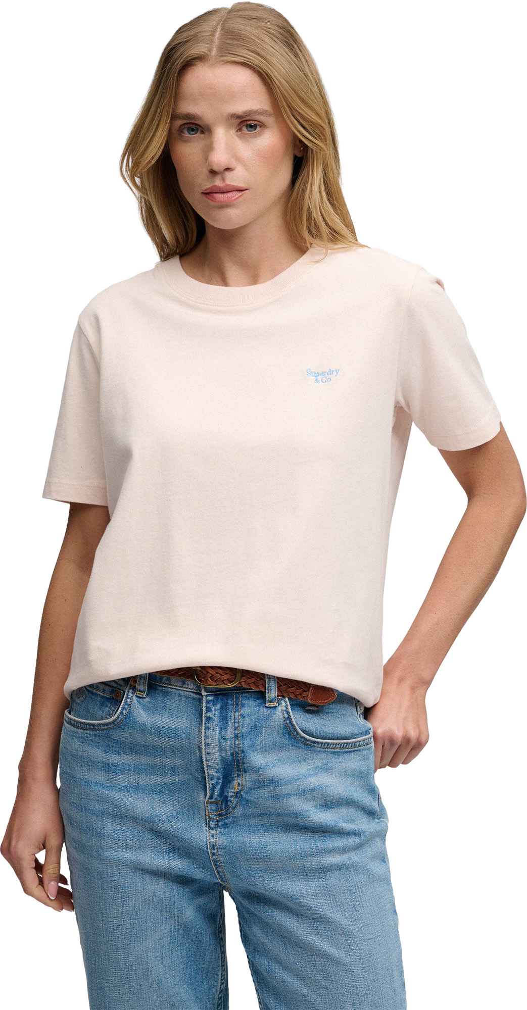Superdry & Co Signature Tricou pentru femei roz 8 Figura 1