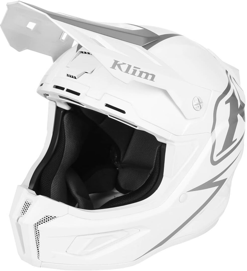 Klim T1 Freeride Snowmobil Helm weiß matt XXL (62/63) Abbildung 1
