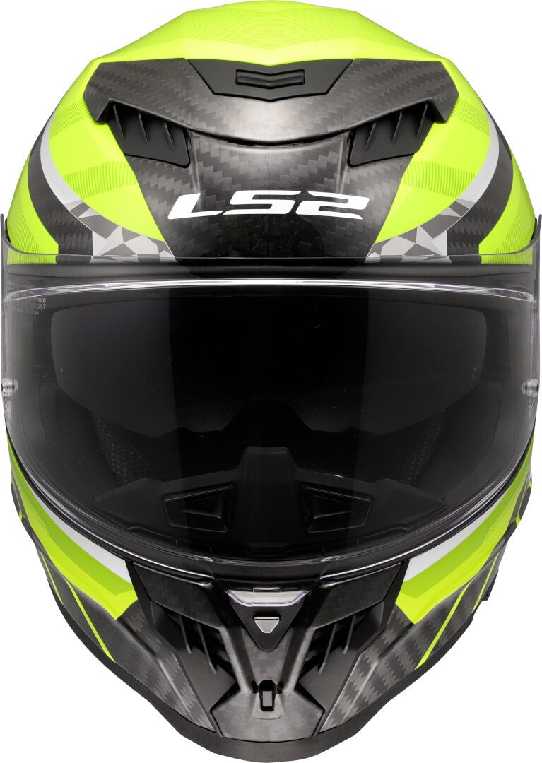 LS2 FF807 Dragon Trax Carbon Helm carbon/neon-gelb S (55/56) Abbildung 6