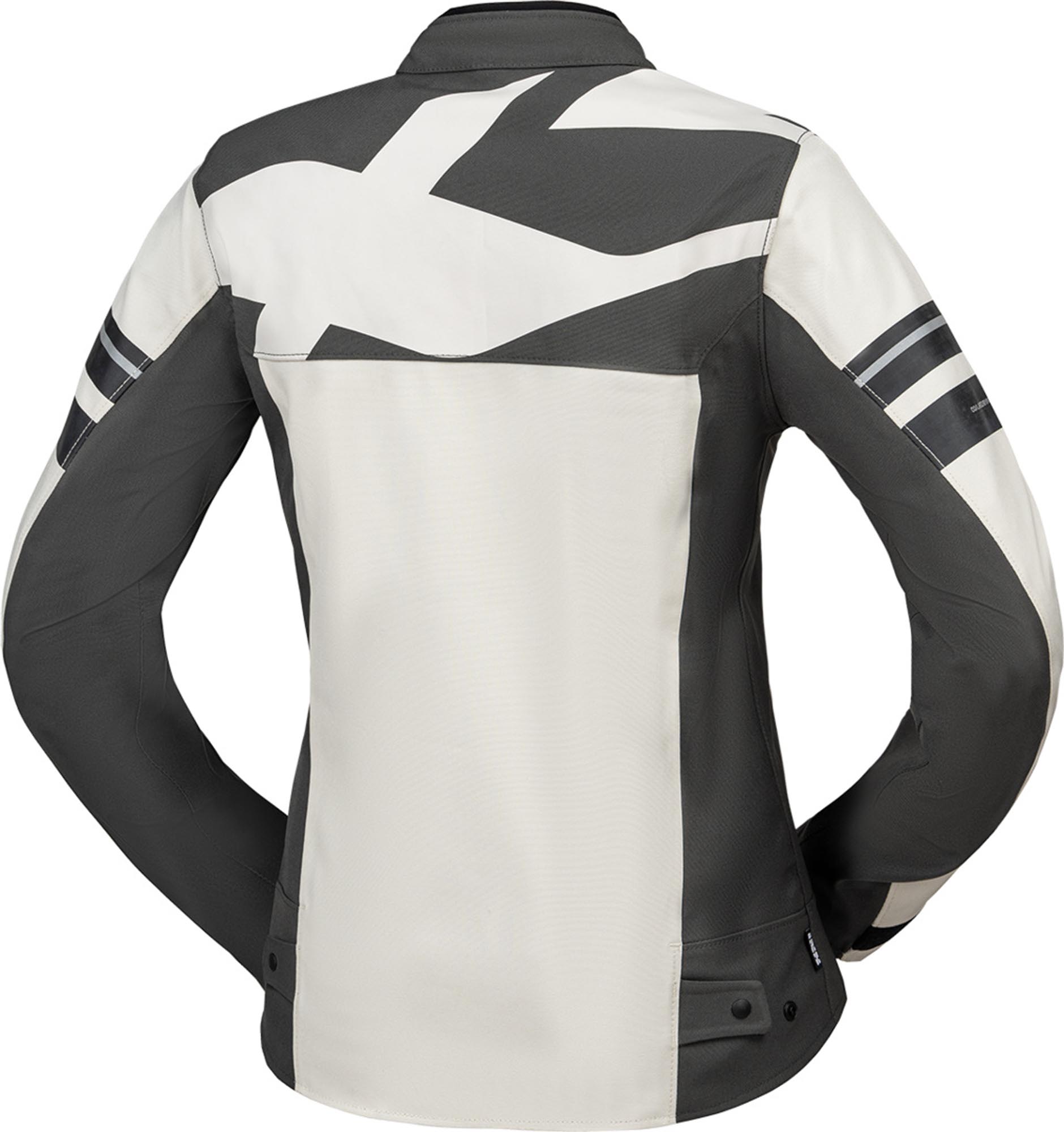 IXS Rapid-STX 2.2 waterproof Ladies Motorcycle Textile Jacket dark grey/light grey S Figure 2