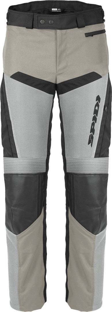 Spidi Vent Pro Motorcycle Leather Pants Black/Ice 50 Figure 1
