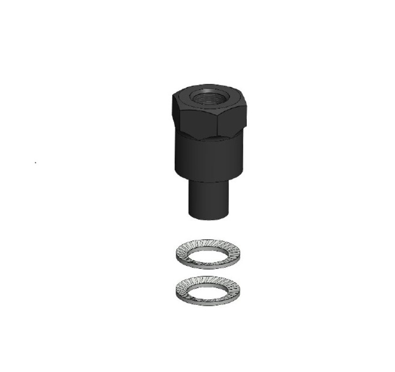 Quad Lock Adaptersats för spegelskaft M8/M10 Figur 2