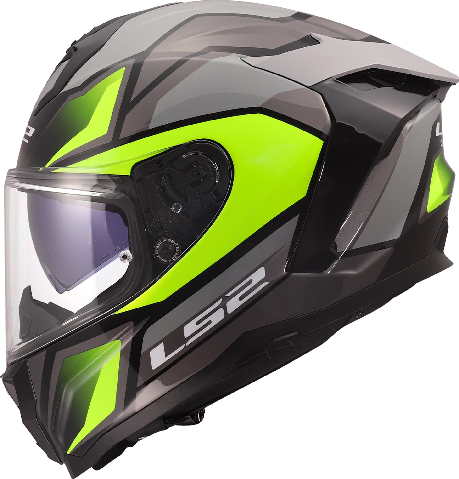 LS2 FF817 Challenger II Viper Casque gris/jaune S (55/56) Figure 3
