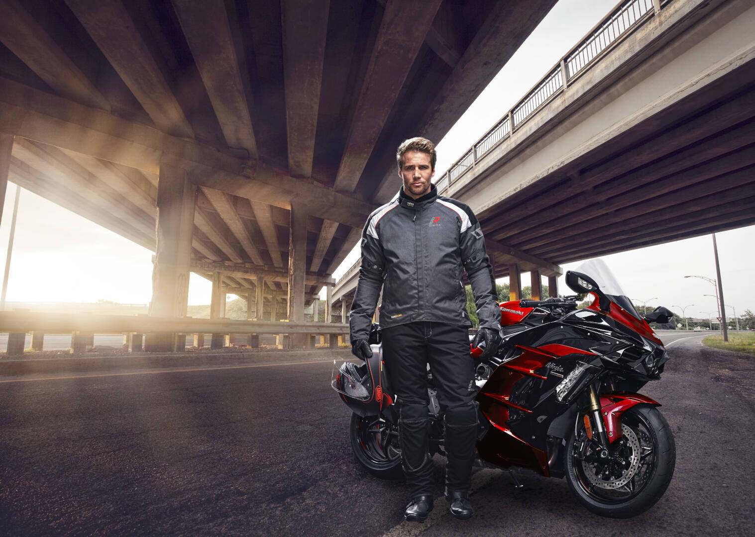 Rukka Herm Gore-Tex Motorfiets textiel jas Titanium 50 Figuur 3