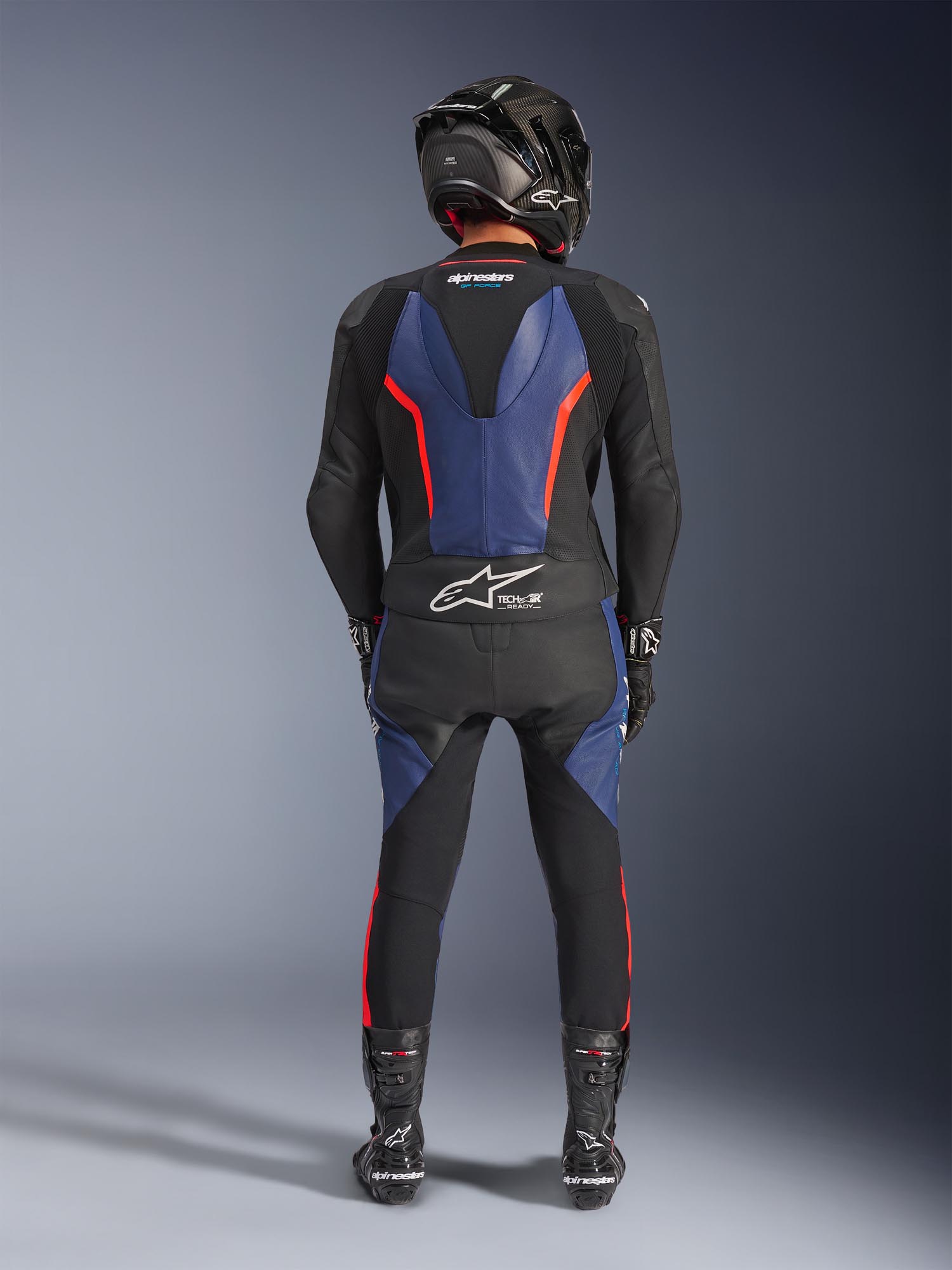 Alpinestars GP Force V2 Two Piece Motorcycle Leather Suit black/blue/red 60 Figure 12
