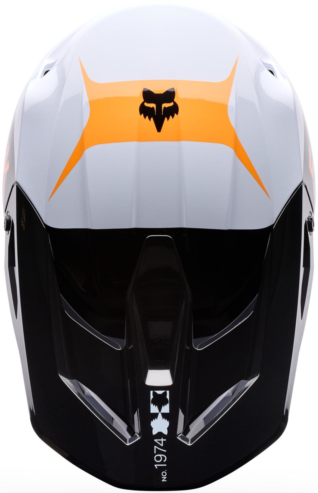 FOX V1 Noble Motocross Helmet black/white/orange XL Figure 5