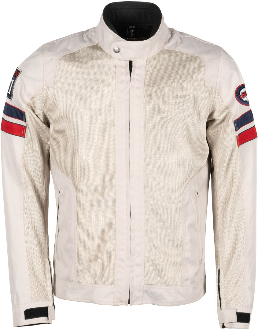 Helstons Elron Mesh Motorcycle Textile Jacket beige L Figure 1