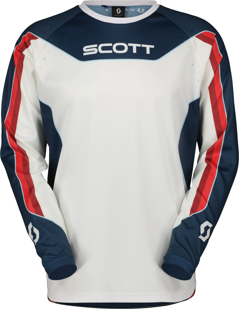 Scott Evo Dirt Motorcross shirt rood/wit M Figuur 1