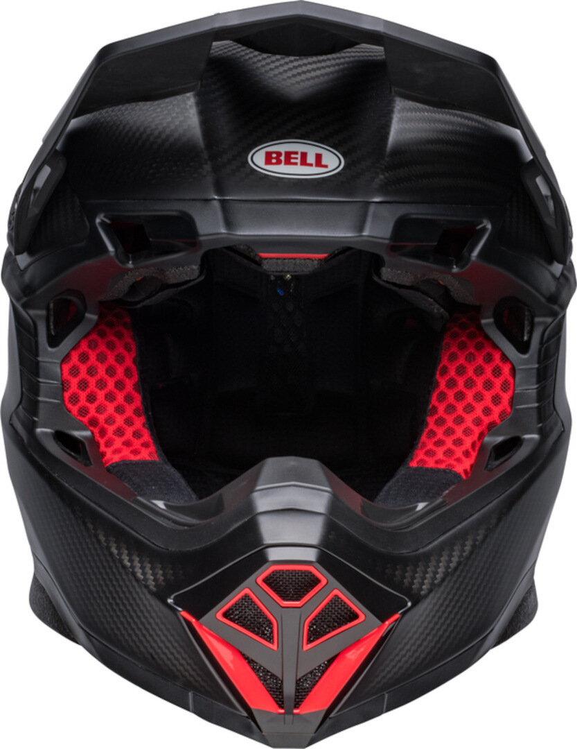 Bell Moto-10 Spherical Satin Gloss Motocross hjälm svart/röd XS (54/55) Figur 3
