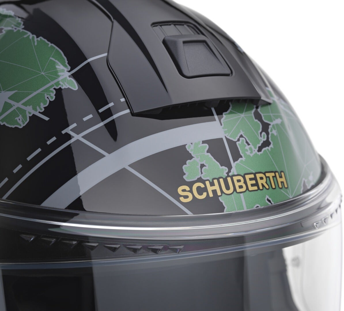 Schuberth C5 Globe Casque modulable noir/vert XL (61) Figure 3