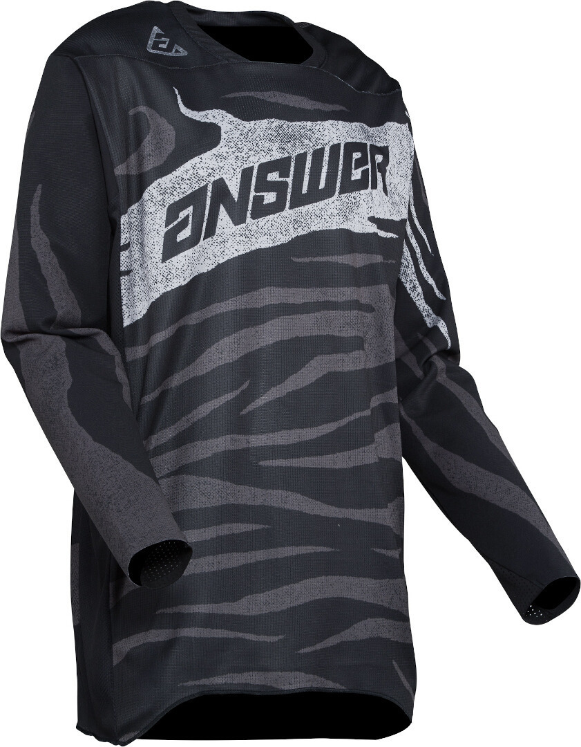 Answer Elite OPS Motocross Jersey Negro/Gris/Blanco L Figura 2