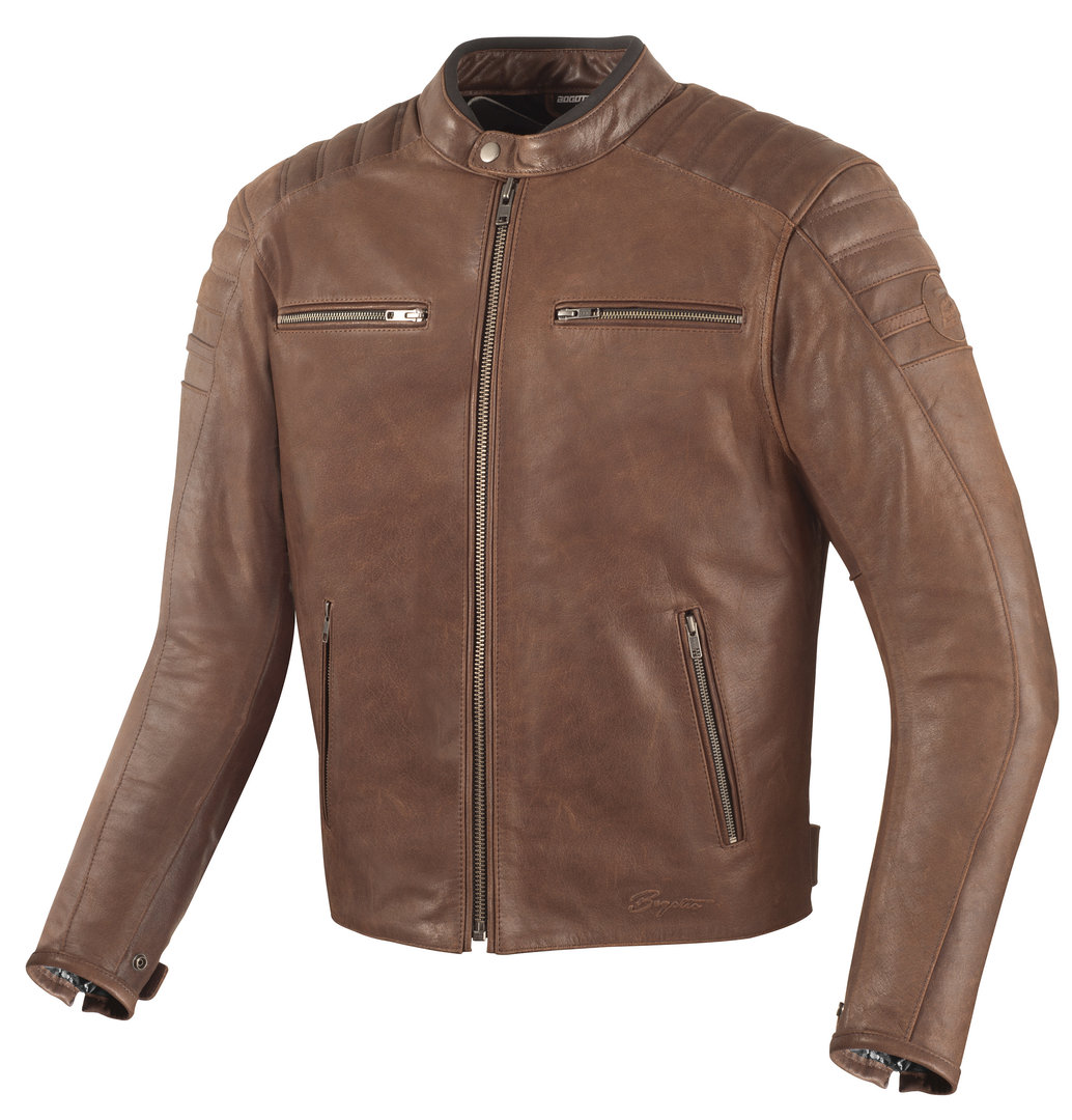 Bogotto B-Nimble Motorcycle Leather Jacket brown 60 Figure 1