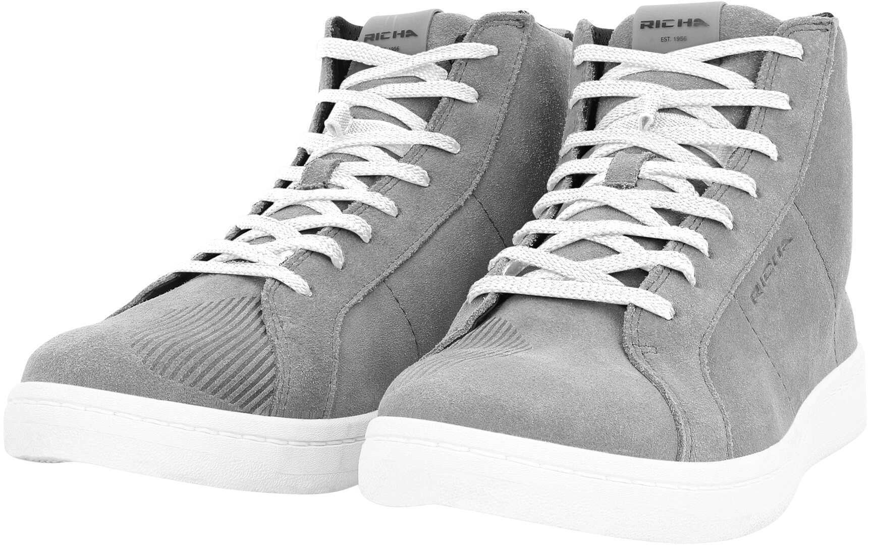 Richa Lewis WP Chaussures de moto imperméables Gris/blanc 44 Figure 4