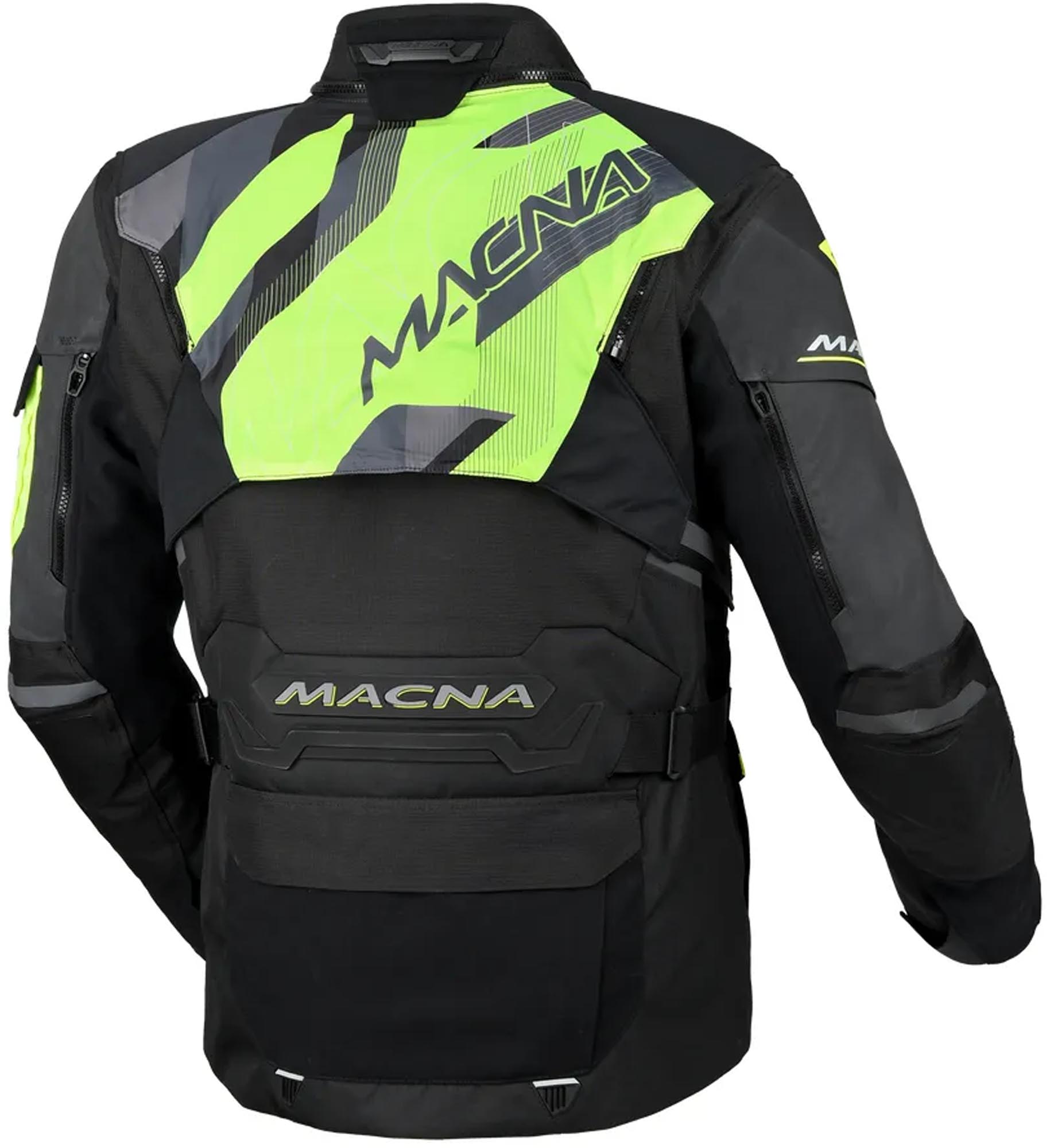 Macna Flexodus NightEye Veste textile moto imperméable XL Figure 8