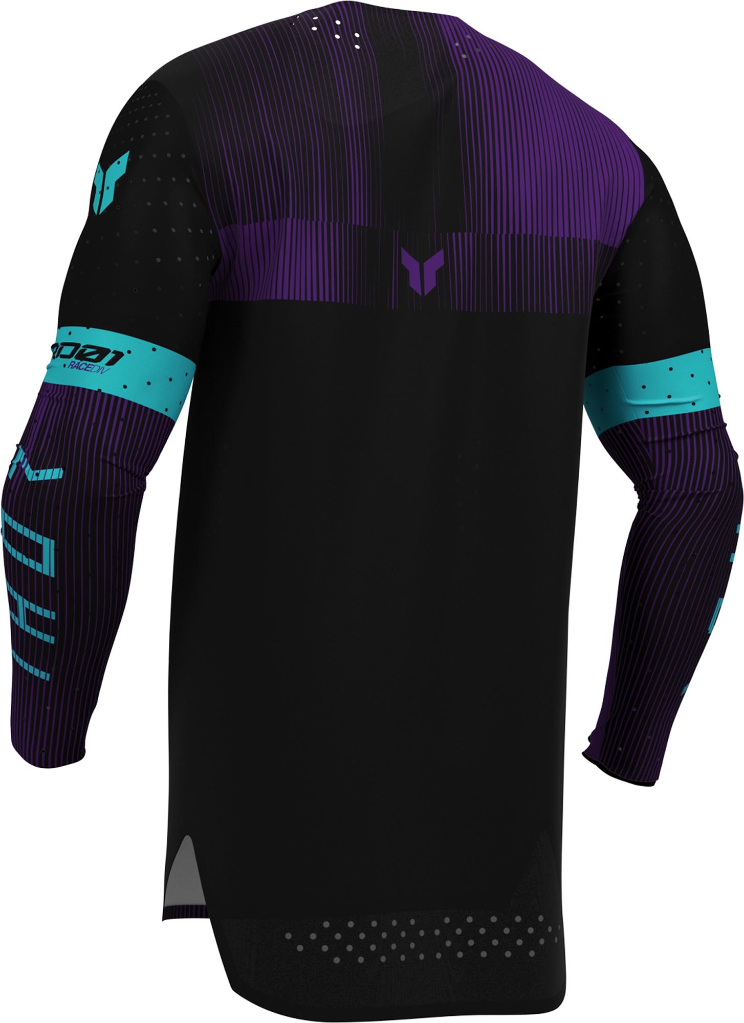 Thor Sportmode Vanish Motocross Jersey schwarz/lila S Abbildung 2