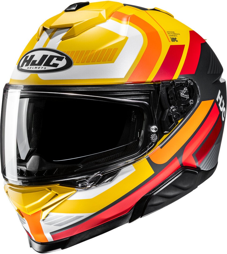 HJC i71 Viz Helm gelb/orange/rot XL (60/61) Abbildung 1