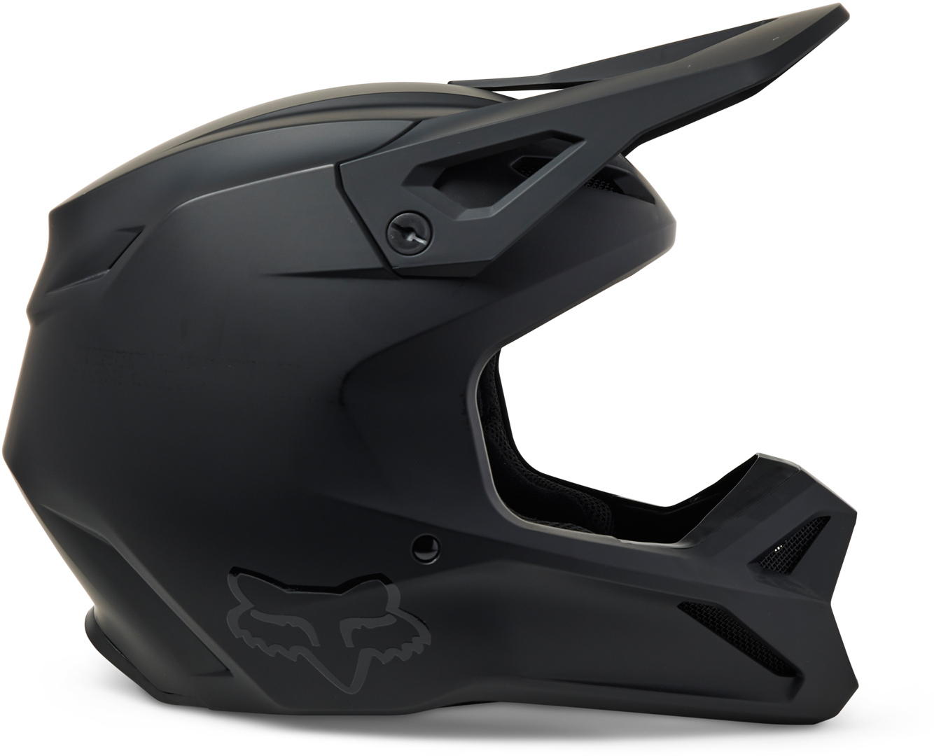 FOX V1 Solid Motocross Helmet black matt XXL (63/64) Figure 5