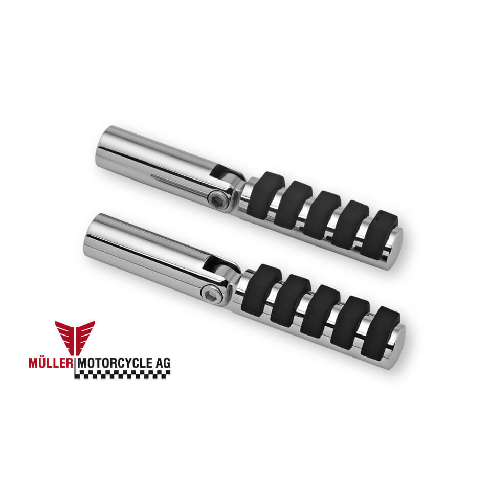 MÜLLER MOTORCYCLE Coloque os apoios de pé de pillion com suporte para todos os modelos Sportster Artigo principal Figura 1